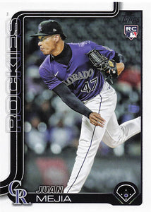 2025 Topps Update Baseball Juan Mejia #US285 Rookie