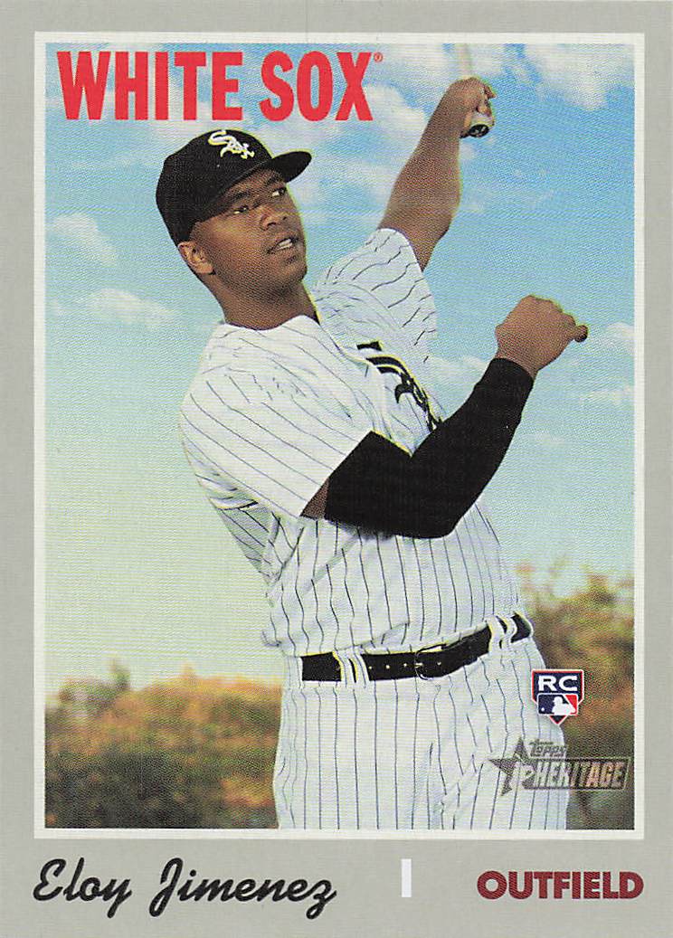 2019 Topps Heritage Baseball Eloy Jimenez #516 Rookie