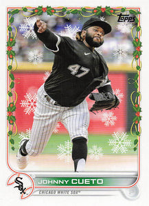 2022 Topps Holiday Baseball Johnny Cueto #HW110
