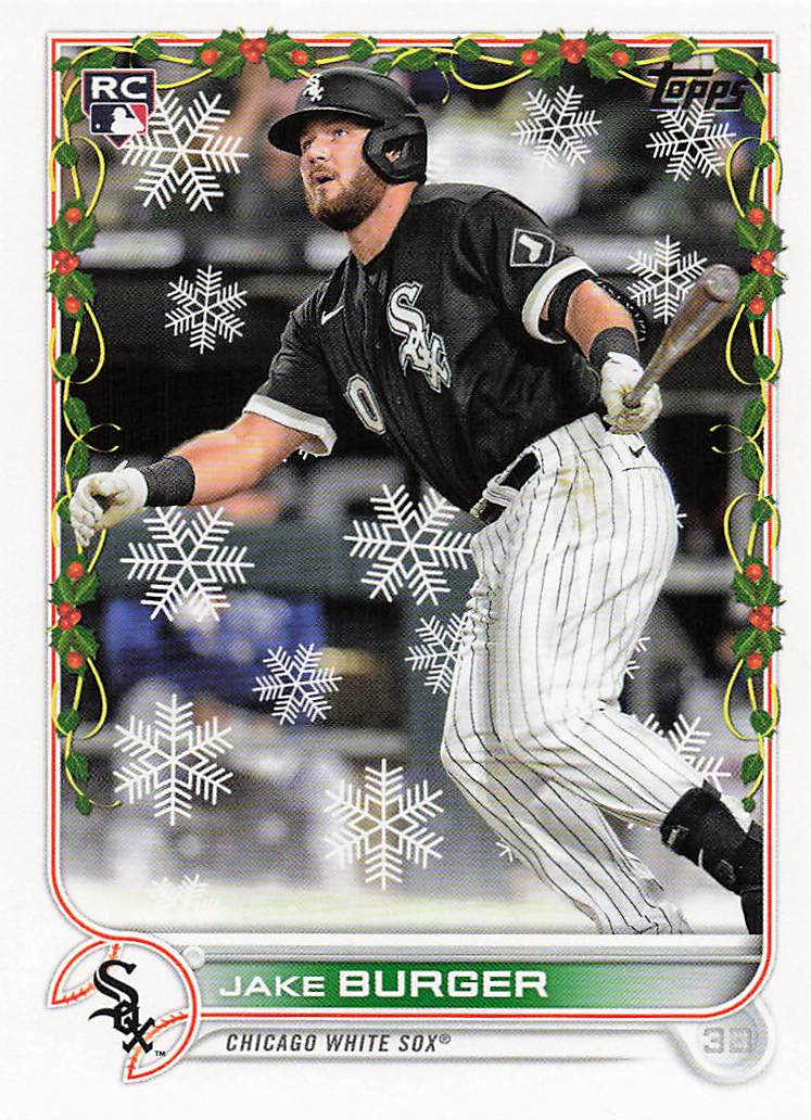 2022 Topps Holiday Baseball Jake Burger #HW81 Rookie