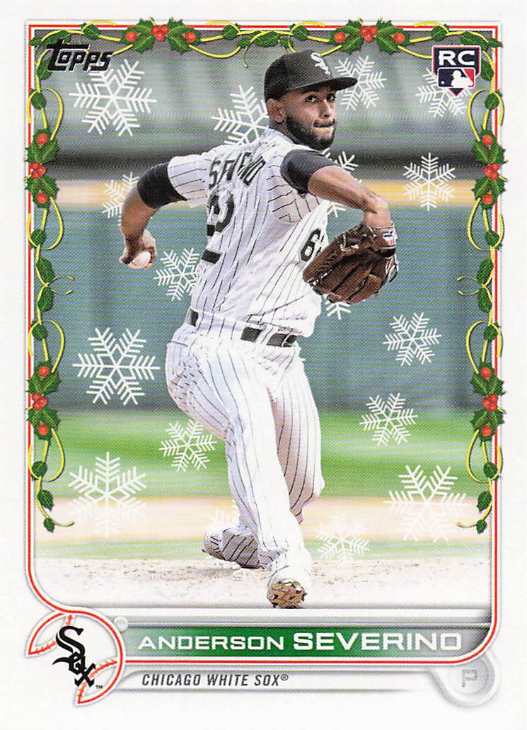 2022 Topps Holiday Baseball Anderson Severino #HW49 Rookie