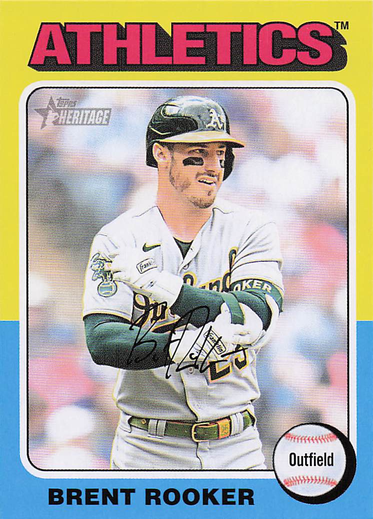 2024 Topps Heritage Baseball Brent Rooker #145
