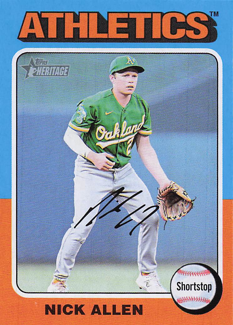 2024 Topps Heritage Baseball Nick Allen #249