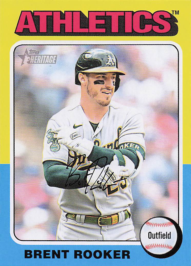 2024 Topps Heritage Baseball Brent Rooker #145