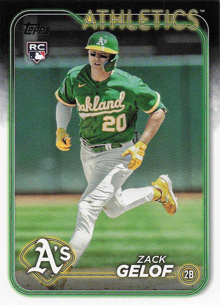 2024 Topps Baseball Zack Gelof #166 Rookie