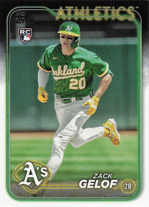 2024 Topps Baseball Zack Gelof #166 Rookie
