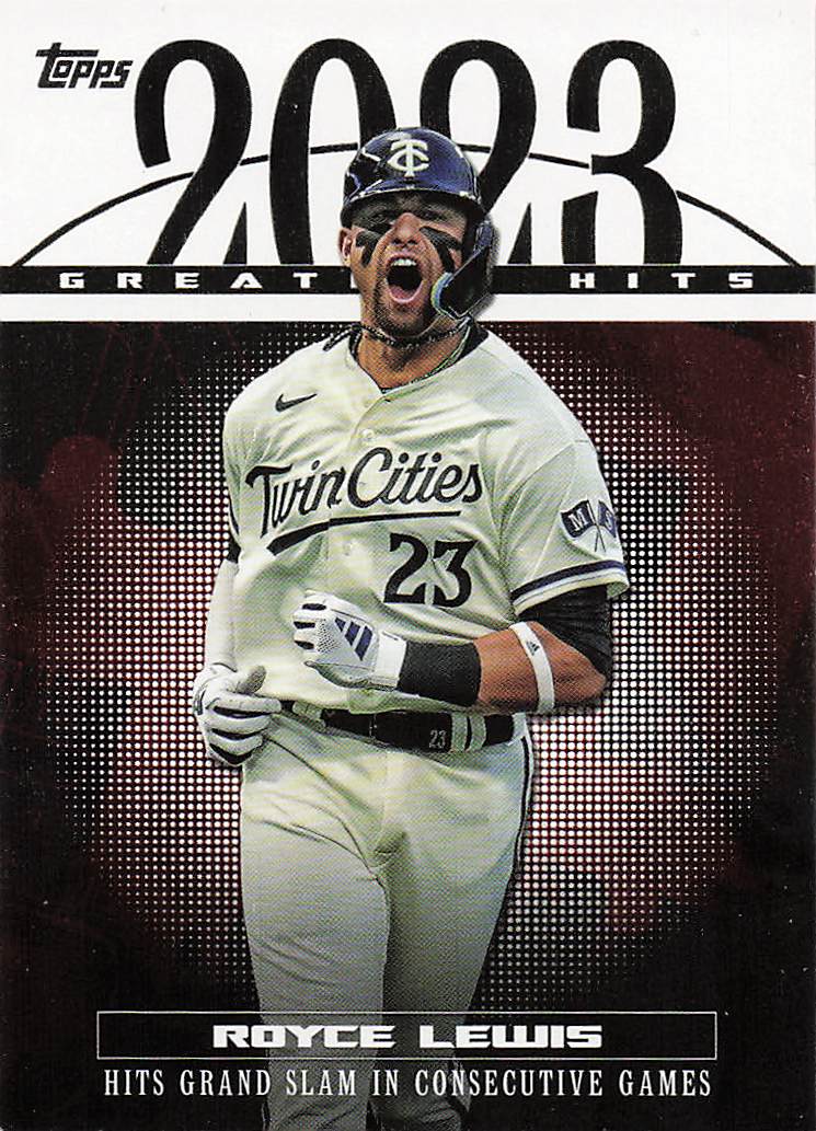 2024 Topps Baseball 2023 Greatest Hits Royce Lewis #23GH-23