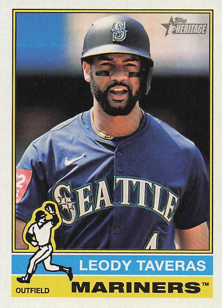 2025 Topps Heritage Baseball Leody Taveras #627