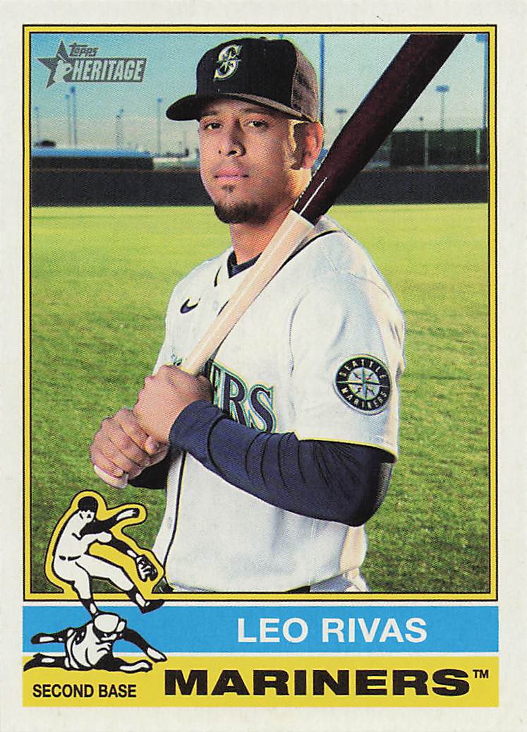 2025 Topps Heritage Baseball Leo Rivas #634