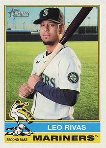 2025 Topps Heritage Baseball Leo Rivas #634