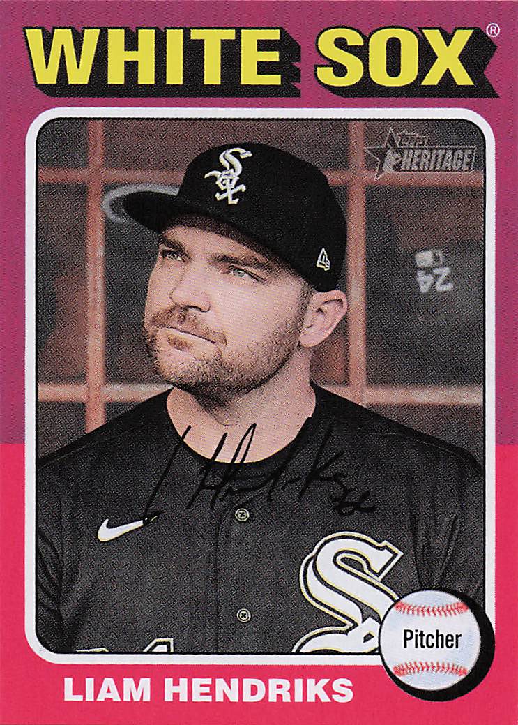 2024 Topps Heritage Baseball Liam Hendriks #351