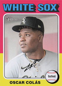 2024 Topps Heritage Baseball Oscar Colás #218