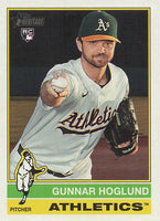 2025 Topps Heritage Baseball Gunnar Hoglund #645 Rookie