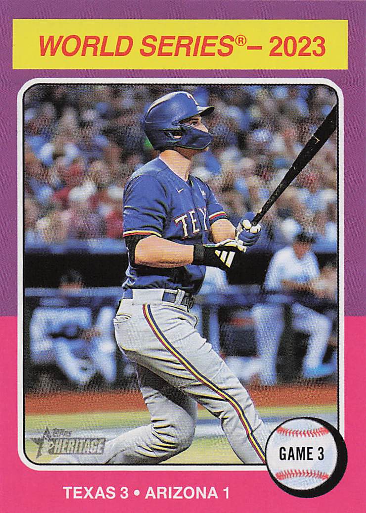 2024 Topps Heritage Baseball World Series 2023: Game 3 #463