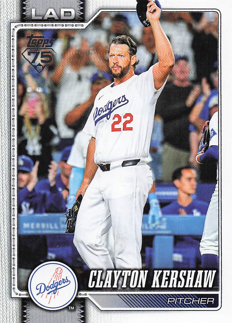2026 Topps Baseball Clayton Kershaw #22
