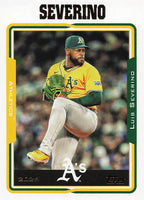 2025 Topps Archives Baseball Black Foilboard Luis Severino #261