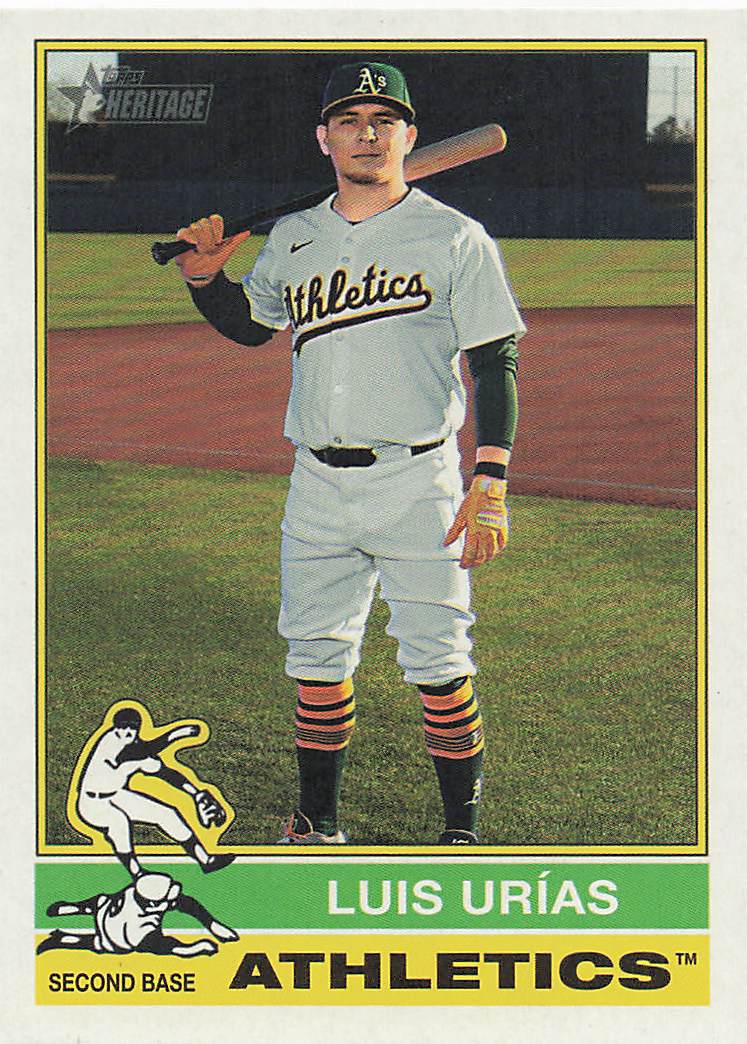 2025 Topps Heritage Baseball Luis Urías #505
