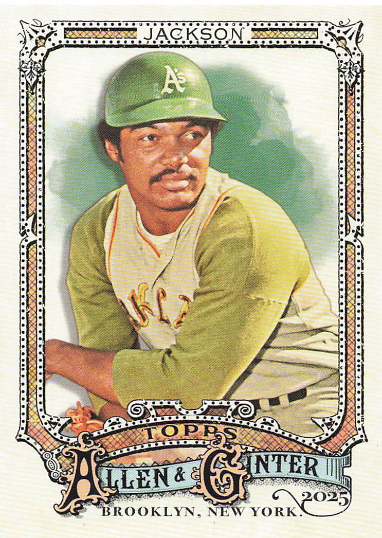 2025 Topps Allen & Ginter Baseball Reggie Jackson #60