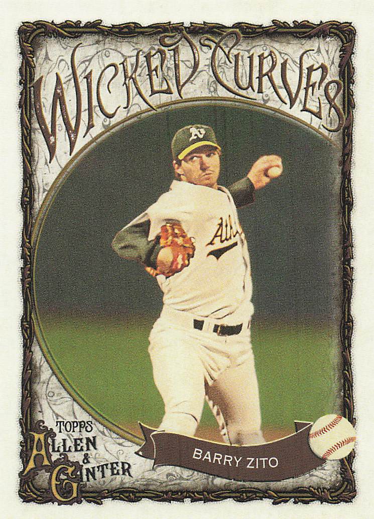 2025 Topps Allen & Ginter Baseball Wicked Curves Barry Zito #WC-5