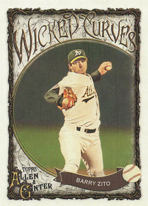 2025 Topps Allen & Ginter Baseball Wicked Curves Barry Zito #WC-5