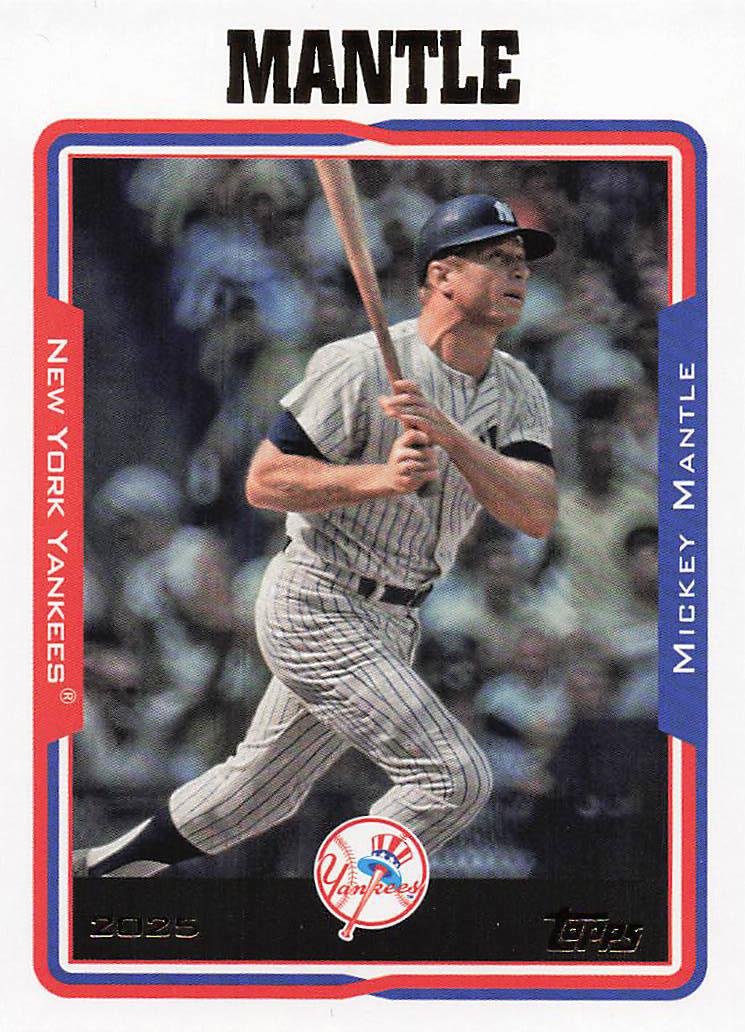 2025 Topps Archives Baseball Mickey Mantle #252