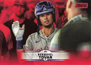 2025 Stadium Club Baseball Red Foil Ezequiel Tovar #68