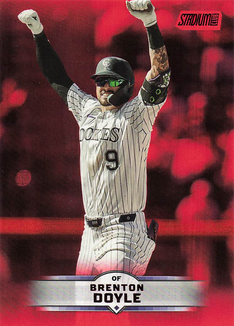2025 Stadium Club Baseball Red Foil Brenton Doyle #23