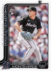 2025 Topps Update Baseball Patrick Monteverde #US211 Rookie