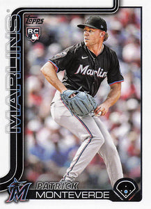 2025 Topps Update Baseball Patrick Monteverde #US211 Rookie