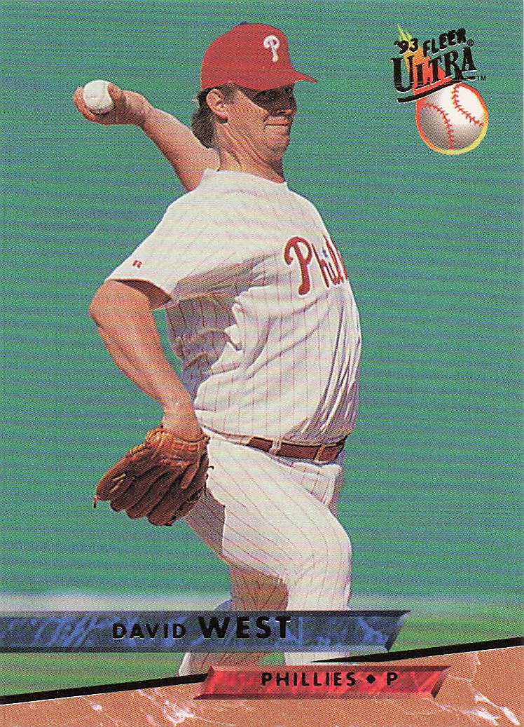 1993 Ultra Baseball David West #447