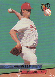 1993 Ultra Baseball David West #447