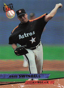 1993 Ultra Baseball Greg Swindell #397