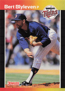 1989 Donruss Baseball Bert Blyleven #119b