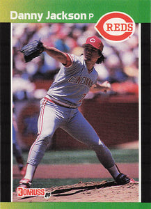 1989 Donruss Baseball Danny Jackson #124