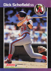 1989 Donruss Baseball Dick Schofield #108c