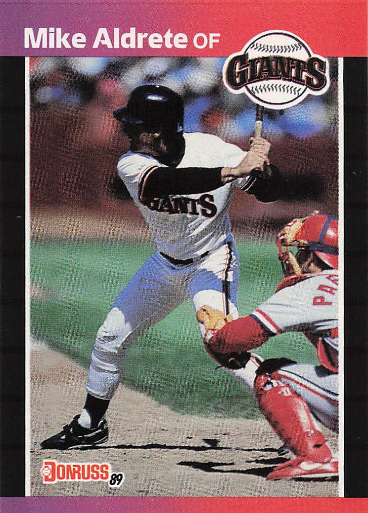 1989 Donruss Baseball Mike Aldrete #140