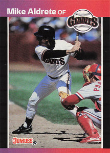 1989 Donruss Baseball Mike Aldrete #140