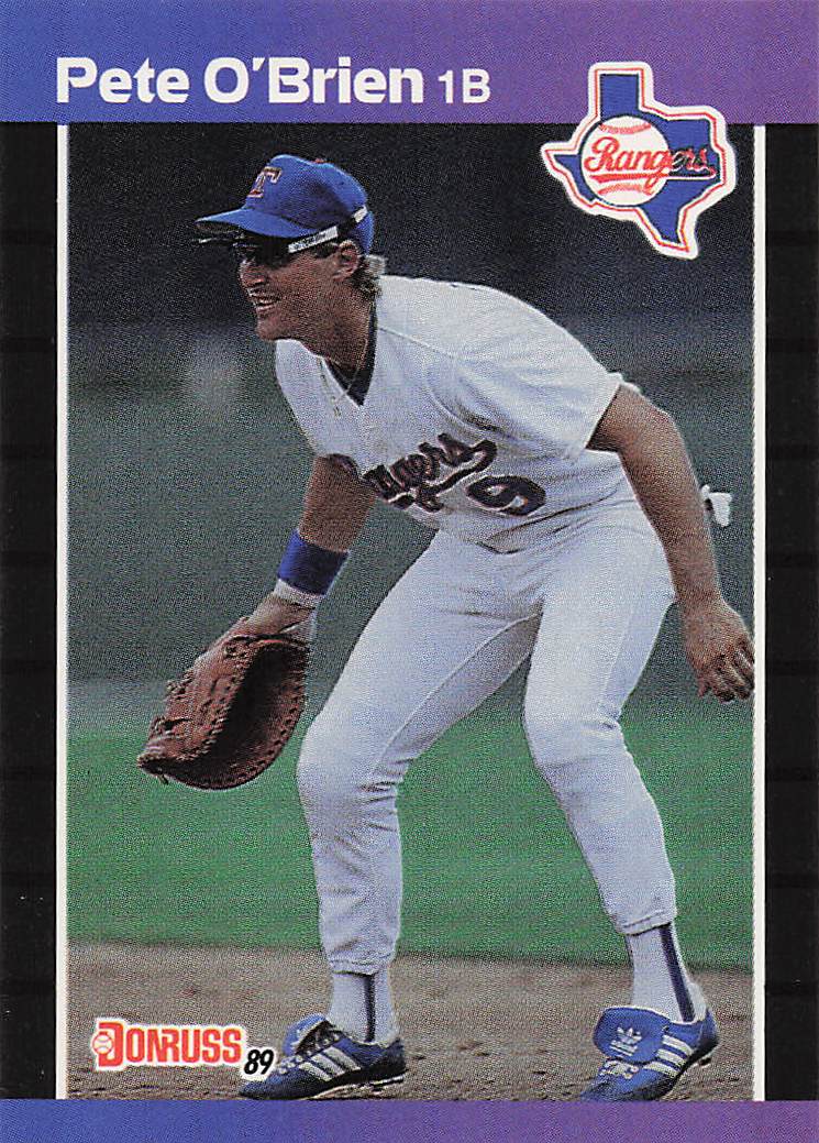 1989 Donruss Baseball Pete O'Brien #107