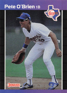 1989 Donruss Baseball Pete O'Brien #107