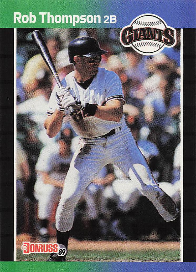 1989 Donruss Baseball Rob Thompson #98