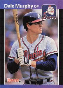 1989 Donruss Baseball Dale Murphy #104b