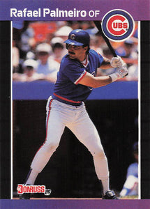 1989 Donruss Baseball Rafael Palmeiro #49