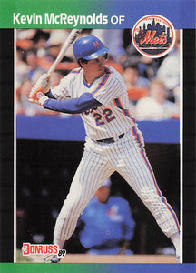 1989 Donruss Baseball Kevin McReynolds #99