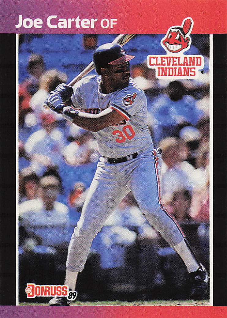 1989 Donruss Baseball Joe Carter #83b