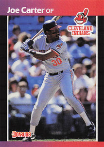 1989 Donruss Baseball Joe Carter #83b
