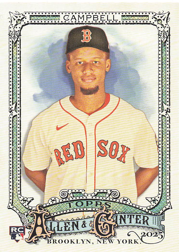 2025 Topps Allen & Ginter Baseball Kristian Campbell #89 Rookie