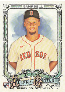 2025 Topps Allen & Ginter Baseball Kristian Campbell #89 Rookie