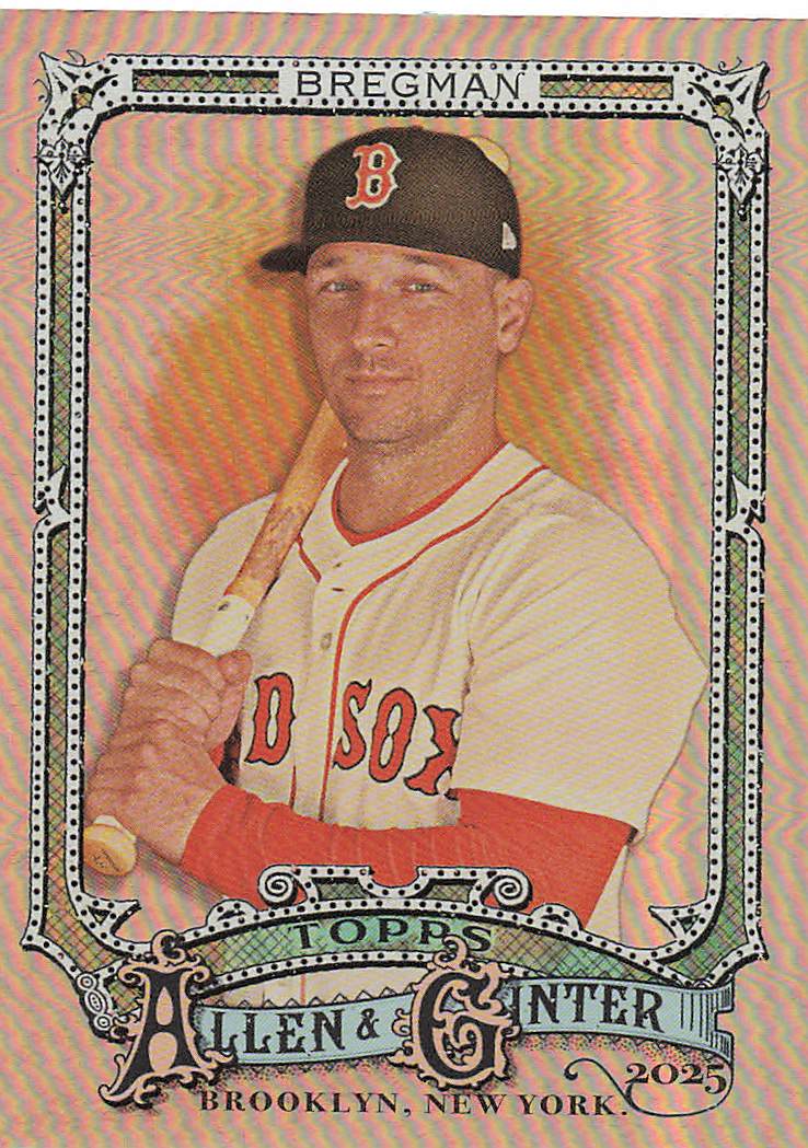 2025 Topps Allen & Ginter Baseball Silver Portrait Alex Bregman #174