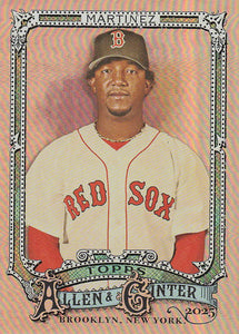 2025 Topps Allen & Ginter Baseball Silver Portrait Pedro Martinez #8