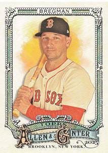 2025 Topps Allen & Ginter Baseball Alex Bregman #174